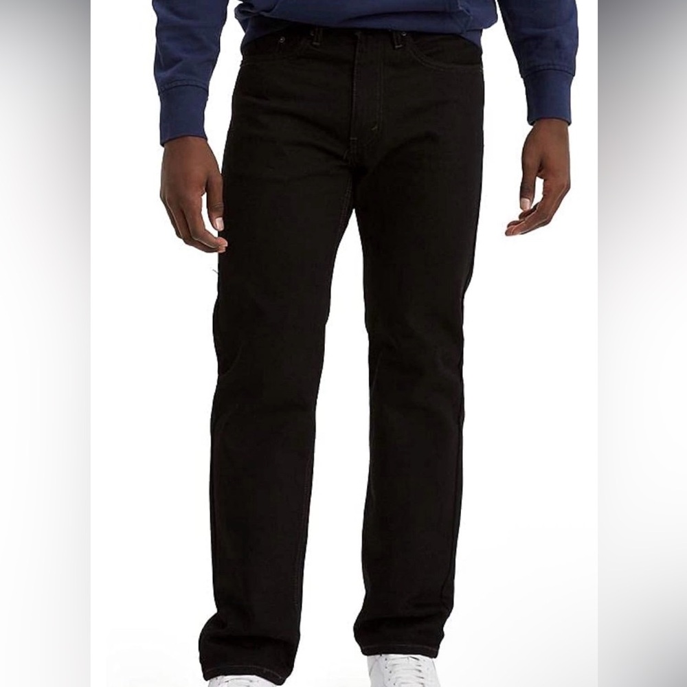 Levi's Black Straight-Leg Jeans